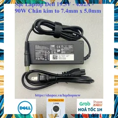 [Sạc zin] Sạc Laptop Dell 19.5V - 4.62A - 90W Chân kim to 7.4mm x 5.0mm PHỤ KIỆN LAPTOP