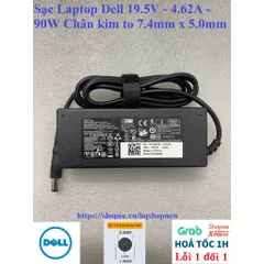 [Sạc zin] Sạc Laptop Dell 19.5V - 4.62A - 90W Chân kim to 7.4mm x 5.0mm PHỤ KIỆN LAPTOP