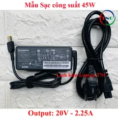 Sạc Laptop Lenovo 20V - 3.25A 65W / 20V - 4.5A 90W / 20V - 2.25A 45W chân USB Vuông X240 X250 X260 T450s T460 T460S PHỤ