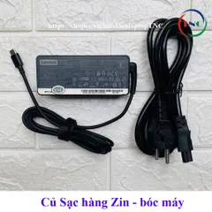 Sạc Laptop Lenovo Type C Max 65W cho ThinkPad E15 E14 T480 T480S L380 L480 L580 ThinkPad X1 Tablet Yoga 720 Yoga C740 PH