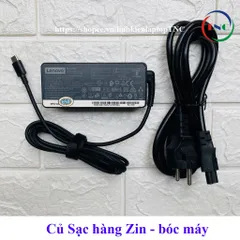 Sạc Laptop Lenovo Type C Max 65W cho ThinkPad E15 E14 T480 T480S L380 L480 L580 ThinkPad X1 Tablet Yoga 720 Yoga C740 PH