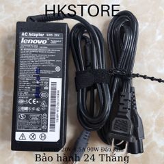 Sạc Laptop Lenovo 20V-4.5A 90W Đầu Kim - Tương Thích Với Thinkpad T400 T410 T420 T430 T60 T61 - Bảo Hành 24 Tháng