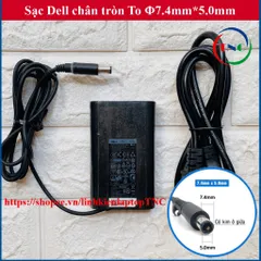 🔝 Sạc Laptop Dell Oval 19.5V 3.34A 65W chân tròn TO 7.4*5.0mm Dell Latitude E7250 E7450 E5250 3340 E5450 E5470 E5490