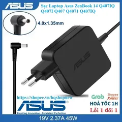 Sạc Laptop Asus ZenBook 14 Q407IQ Q407I Q407 Q407I Q407IQ 65W PHỤ KIỆN LAPTOP