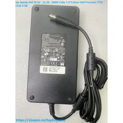 Sạc laptop dell 19.5V - 12.3A - 240W Chân 7.4*5.0mm Dell Precision 7710 7720 7730 PHỤ KIỆN LAPTOP