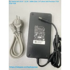 Sạc laptop dell 19.5V - 12.3A - 240W Chân 7.4*5.0mm Dell Precision 7710 7720 7730 PHỤ KIỆN LAPTOP