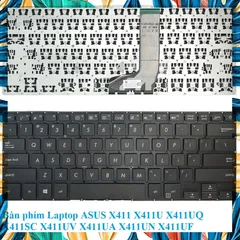 Bàn phím Laptop ASUS X411 X411U X411UQ X411SC X411UV X411UA X411UN X411UF PHỤ KIỆN LAPTOP
