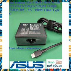 Sạc Laptop ASUS ROG Strix SCAR 17 G733 20V 5A 100W Chính Hãng - Phụ Kiện Laptop Chân Type C Chất Lượng Cao