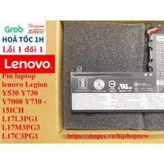 Pin Laptop Lenovo Legion Y530 Y730 Y7000 - 11.4V 52.5Wh Phụ Kiện Laptop Chất Lượng Cao, Đen, Bảo Hành Đổi Mới 100%