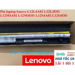 Pin Laptop Lenovo 4 Cell Chính Hãng L12L4A02 L12L4E01 L12M4A02 L12M4E01 L12S4A02 L12S4E01 - Bảo Hành 100% Chất Lượng Mới