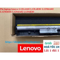 Pin Laptop Lenovo 4 Cell Chính Hãng L12L4A02 L12L4E01 L12M4A02 L12M4E01 L12S4A02 L12S4E01 - Bảo Hành 100% Chất Lượng Mới