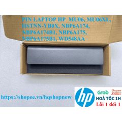 Pin Laptop HP 6 Cell MU06, MU06XL, HSTNN-YB0X - Thay Thế Chính Hãng, Bảo Hành 100% - Phụ Kiện Laptop Đen Chất Lượng Cao