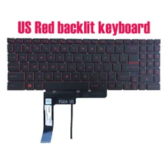 Bàn phím laptop MSI Bravo 15 B5DD / Katana GF76 / Katana GF66 / Sword 15 A11UC / Pulse GL66 - Có nền LED - Có nút Nguồn
