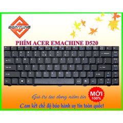 Bàn Phím Laptop Acer eMachines D520 D720 E520 E720 - Chuẩn US, Bảo Hành 09 Tháng, Chất Lượng Cao, Thay Thế Dễ Dàng