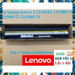 Pin Laptop Lenovo 4 Cell L12S4E01 121500171 121500172 121500173 - Hàng Mới Chính Hãng Bảo Hành Đổi Mới 100%