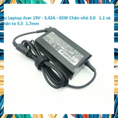 Sạc Laptop Acer 19V - 3.42A - 65W Chân nhỏ 3.0  * 1.1 và  Chân to 5.5 * 1.7mm PHỤ KIỆN LAPTOP