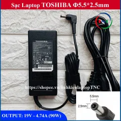 🔝 Sạc Laptop Toshiba 19V - 4.74A - 90W ( Adapter Toshiba 19V - 4.74A)