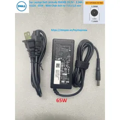 [Sạc zin] Sạc Laptop Dell Latitude E6430S 19.5V - 3.34A - 4.62A - 65W - 90W Chân kim to 7.4 x 5.0 mm PHỤ KIỆN LAPTOP