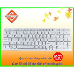Bàn Phím Laptop Sony Vaio VPC-EB VPCEB Màu Trắng - Độ Nhạy Cao, US Layout, Bảo Hành 09 Tháng, Thay Thế Dễ Dàng