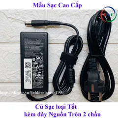 [Chân To] SẠC LAPTOP DELL 19.5V-3.34A (65w) Chân Kim To Φ7.4 *5.0mm - Kèm Dây Nguồn PHỤ KIỆN LAPTOP