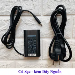 🔝 Sạc Laptop Dell Oval 19.5V 2.31A 45W chân kim nhỏ - XPS 13 (Dell Ovan 45w)