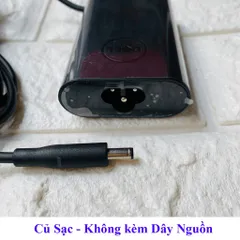 🔝 Sạc Laptop Dell Oval 19.5V 2.31A 45W chân kim nhỏ - XPS 13 (Dell Ovan 45w)