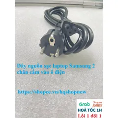 [Dây Xịn] Dây nguồn sạc laptop SAMSUNG. 2 chân cắm vào ổ điện PHỤ KIỆN LAPTOP