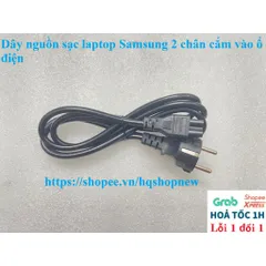 [Dây Xịn] Dây nguồn sạc laptop SAMSUNG. 2 chân cắm vào ổ điện PHỤ KIỆN LAPTOP