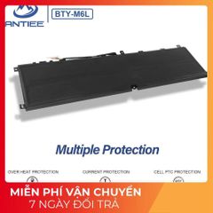 Pin laptop MSI BTY-M6L GS65 GS75 PS42 PS63 P65 Stealth Thin - Pin chính hãng 80.25wh, Đen, Bảo hành 100% - Phụ kiện laptop chất lượng cao