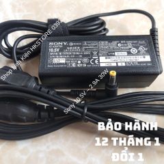 Sạc Laptop Sony 10.5V 2.9A 30W - Bộ Phụ Kiện Chính Hãng cho Sony Vaio VPC-X, VGN-P, SGPT11, Bảo Hành 12 Tháng