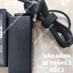 Sạc Laptop Sony 10.5V 2.9A 30W - Bộ Phụ Kiện Chính Hãng cho Sony Vaio VPC-X, VGN-P, SGPT11, Bảo Hành 12 Tháng
