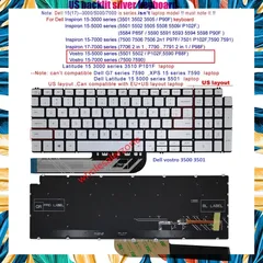 Bàn phím laptop Dell vostro 3500 3501 /15-5000 5501 5502 /15-7000 7500 7590- Máy đời mới - Bảo hành đổi mới uy tín PHỤ K