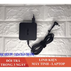 Sạc Laptop Asus 19V 3.42A - Sạc Vuông Chân Thường Tương Thích X550 P550 K501 K45A K55A X450 F451 F552 F554 F555 - Bảo Hành 12 Tháng