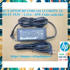 [Sạc zin] SẠC LAPTOP HP STREAM 13-C002TU 13-C001TU 19.5V - 2.31A - 45W Chân xanh nhỏ PHỤ KIỆN LAPTOP