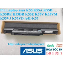 Pin Laptop Asus K55 K55A K55D K55DE K55DR K55E K55V K55VM K55VJ K55VD A41-K55 PHỤ KIỆN LAPTOP