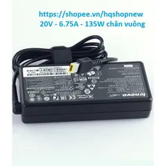 [Sạc zin] Sạc laptop Lenovo 20V 6.75A 135W chân vuông PHỤ KIỆN LAPTOP