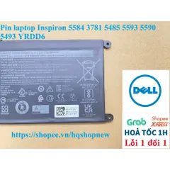 Pin laptop Inspiron 5584 3781 5485 5593 5590 5493 YRDD6 WDX0R PHỤ KIỆN LAPTOP