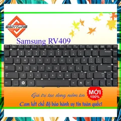 Bàn Phím Thay Thế Samsung NP-RC410 NP-RV409 NP-RV410 NP-RV411 NP-RV415 NP-RV420 - Bảo Hành Đổi Mới 09 Tháng, Chất Lượng Cao
