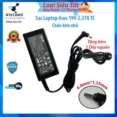 🔝 Sạc Laptop Asus 19v-3.42a/2.37a/1.75a - Sạc Asus chân to/chân nhỏ- Củ Vuông/Hình chữ nhật - Loại tốt-Tặng kèm dây ngu