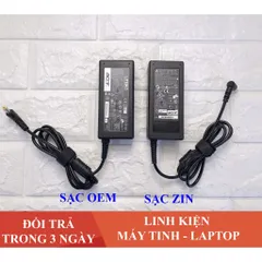 🔝 Sạc Laptop Acer 19V  3.42A  65W Cao Cấp ( ZIN ) Kèm Dây Nguồn