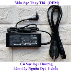 [Chân To] Sạc Laptop Asus 19V  3.42A  65W (ADAPTER ASUS 19V-3.42A) HÀNG OEM - ZIN CHẤT LƯỢNG CAO - NHẬP KHẨU PHỤ KIỆN LA