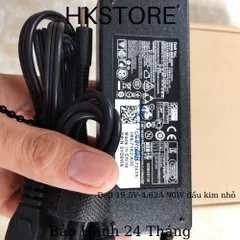 🔝 Sạc Laptop Dell 19.5V-4.62A 90W kim nhỏ Dell L321 5458 5558 5551 5555 5758 5759 5755 7437 7347 3147 3148  3558 9550 9