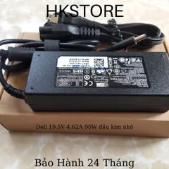 🔝 Sạc Laptop Dell 19.5V-4.62A 90W kim nhỏ Dell L321 5458 5558 5551 5555 5758 5759 5755 7437 7347 3147 3148  3558 9550 9