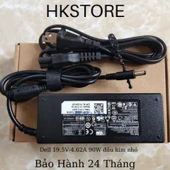 🔝 Sạc Laptop Dell 19.5V-4.62A 90W kim nhỏ Dell L321 5458 5558 5551 5555 5758 5759 5755 7437 7347 3147 3148  3558 9550 9
