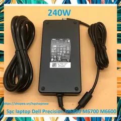 Sạc laptop Dell Precision M6800 M6700 M6600 19.5V - 12.3A - 240W có đèn báo PHỤ KIỆN LAPTOP
