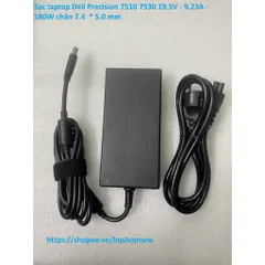 Sạc laptop Dell Precision 7510 7530 19.5V - 9.23A -  180W chân 7.4  * 5.0 mm PHỤ KIỆN LAPTOP
