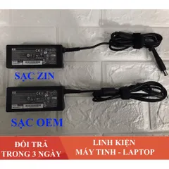 🔝 Sạc Laptop HP Chân kim to 18.5V - 3.5A Kèm Dây Nguồn ( Adater HP 18.5V - 3.5A )