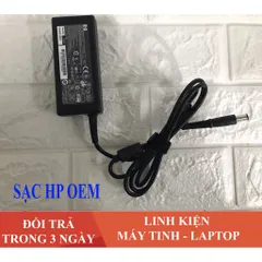 🔝 Sạc Laptop HP Chân kim to 18.5V - 3.5A Kèm Dây Nguồn ( Adater HP 18.5V - 3.5A )