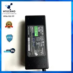 🔝 Sạc Laptop Sony 19.5V 4.7A 90W Tặng kèm dây nguồn Chân kim thường [pt] (Adapter Sony 19.5V - 4,7A)  Bảo hành 12 Tháng
