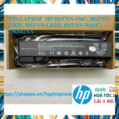 Pin Laptop HP Chính Hãng 6 Cell HSTNN-I90C, HSTNN-LB2F, HSTNN-LB2H, HSTNN-W81C, QK642AA - Đen, Bảo Hành Nhanh Chóng